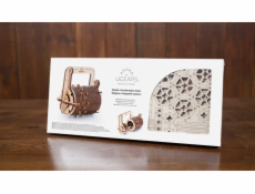 Ugears 3D dřevěné mechanické puzzle Zámek