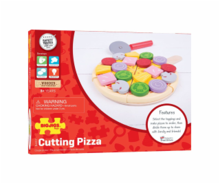 Bigjigs Toys Dřevěná krájecí pizza