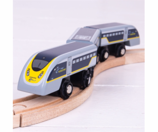 Bigjigs Rail Rychlík Eurostar E320 + 3 koleje