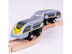 Bigjigs Rail Rychlík Eurostar E320 + 3 koleje