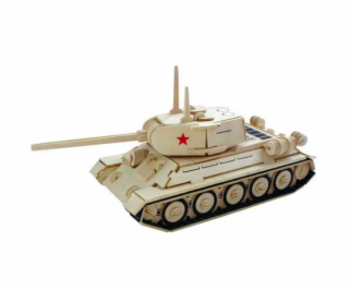 Woodcraft Dřevěné 3D puzzle tank T-34 P