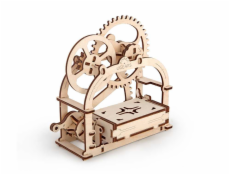 Ugears 3D dřevěné mechanické puzzle Box na vizitky