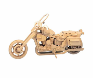 Woodcraft Dřevěné 3D puzzle Motorka Harley Davidson II