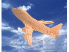 Woodcraft Dřevěné 3D puzzle boeing