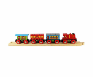 Bigjigs Rail Osobní vlak + 2 koleje