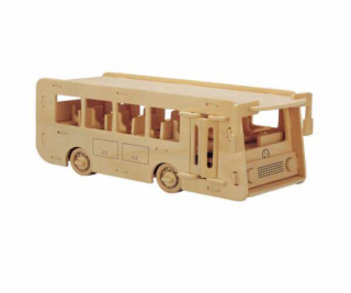 Woodcraft Dřevěné 3D puzzle Autobus