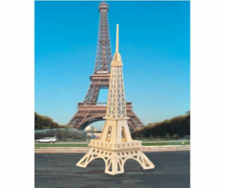 Woodcraft Dřevěné 3D puzzle eiffelova věž menší