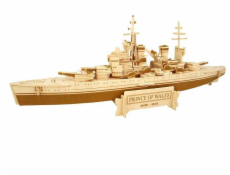 Woodcraft Dřevěné 3D puzzle bitevní loď Prince of Wales