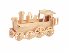 Woodcraft Dřevěné 3D puzzle Lokomotiva malá