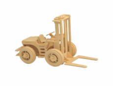 Woodcraft Dřevěné 3D puzzle Vysokozdvižný vozík