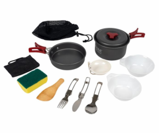 Sada nádobí Acra C20 camping set alluminium pro 1-2 osoby