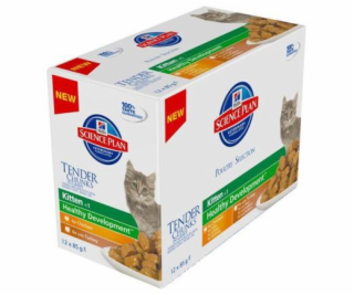 HILL S Feline Kitten Multipack Poultry - saszetka 12x85g