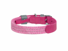 Classic Dog collar with QR kód Waudog size M pink