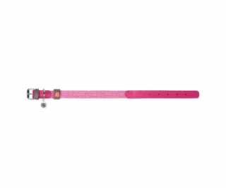 Classic Dog collar with QR kód Waudog size L pink