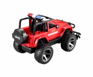 RC remote control car 1:12 Double Eagle (red) Jeep (fire ...