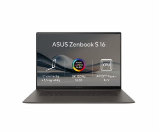 ASUS Zenbook S 16 OLED - AMD RYZEN AI 9 HX 370/32GB/2TB S...