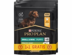 PURINA Pro Plan small&mini adult kurczak z ryżem - sucha karma dla psa - 700g + 700g