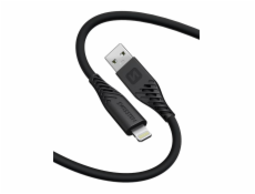 Data kabel SWISSTEN SOFT SILICONE USB/Lightning, 60W, 1,5m, černá