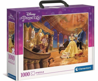 Puzzle 1000 v kufříku Disney Kráska a zvíře