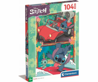 Puzzle 104 super Disney Stitch