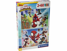 Puzzle 2x60 Spidey a jeho úžasní přátelé