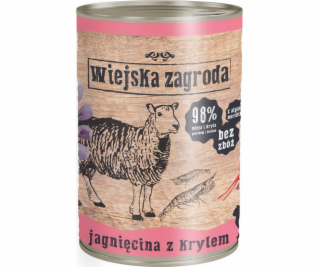 Wiejska Zagroda - Jagnięcina z krylem - Mokra karma dla k...