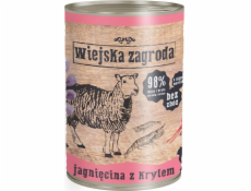 Wiejska Zagroda - Jagnięcina z krylem - Mokra karma dla kota - 400g