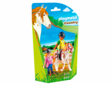 Učitelka jízdy na koni Playmobil, Jezdecký dvůr, 14 dílků