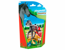 Žokej Playmobil, Jezdecký dvůr, 18 dílků