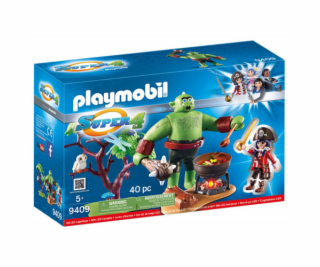 Obr zlobr a Ruby Playmobil, Super 4, 40 dílků