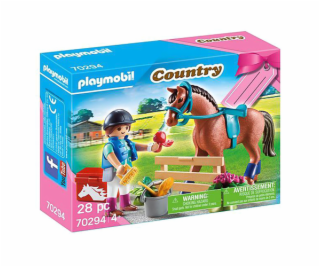 Žokejka Playmobil, Jezdecký dvůr, 28 dílků