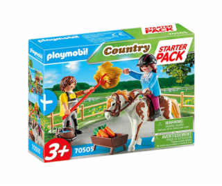 Starter Pack koňská stáj doplňkový set Playmobil, Jezdeck...