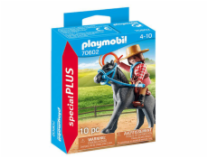 Westernová jezdkyně Playmobil, Jezdecký dvůr, 10 dílků | 70602