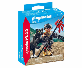 Bojovník s panterem Playmobil, Figurky, 9 dílků | 70878