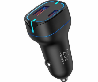 Vipfan nabíjačka Vipfan C11 nabíjačka do auta, USB + USB-...