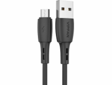 Kábel USB-Micro USB VFAN Racing X05, 3A, 1m (čierny)