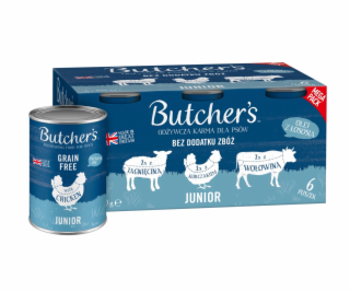 BUTCHER S Original Junior Mega pack mix - mokré krmivo pr...