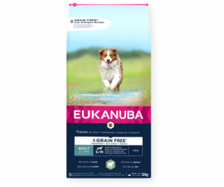 EUKANUBA Grain Free Adult Small&Medium Lamb - suché krmiv...