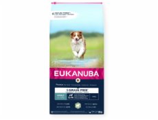 EUKANUBA Grain Free Adult Small&Medium Lamb - suché krmivo pro psy - 12kg