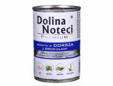 Dolina Noteci Premium treska bohatá na brokolici - vlhké krmivo pro psy - 400g