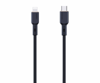 Kábel USB-C na Lightning Aukey CB-SCL1, 27W, 1m (čierny)