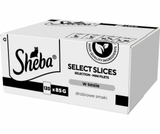 SHEBA Select Slices Poultry flavors - mokré krmivo pro ko...