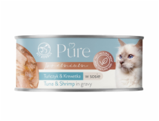 PET REPUBLIC Pure Tuna & Shrimp in gravy - mokré krmivo pro kočky - 80g