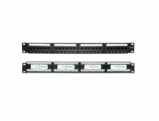 XtendLan Patch panel 19 , 24portů, CAT5E