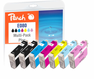 PEACH kompatibilní cartridge Epson T0807 MultiPack Plus