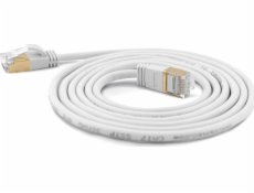 Wantec Wantec Extra dünnesCat.7 RohCable SSTP Patch kabel - 3 m - Cat.7 RohCable - S/FTP (S- STP) - RJ- 45 - RJ- 45 - bílý (7120)