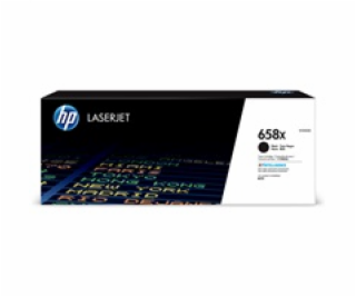 HP 658X Black LaserJet Toner Cartridge (33,000 pages)