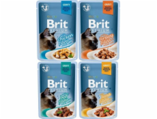 Brit Premium Cat Pouches Dinner Plate 400g (4x100g) kapsičky pro kočky