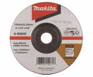 Makita A-80846 brusný kotouč 150x6x22 nerez