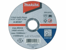 Makita A-85307 řezný kotouč 115x2,5x22 ocel